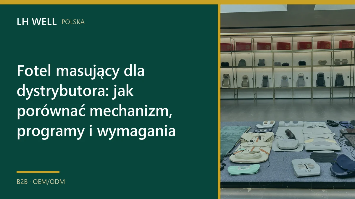 Porównanie foteli masujących według mechanizmu, sterowania i wymagań serwisowych
