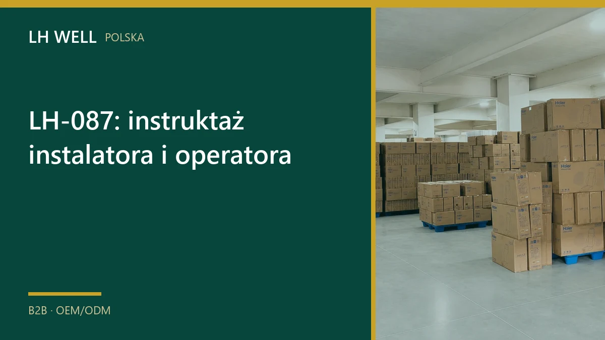 Okładka poradnika „LH-087: instruktaż instalatora i operatora”