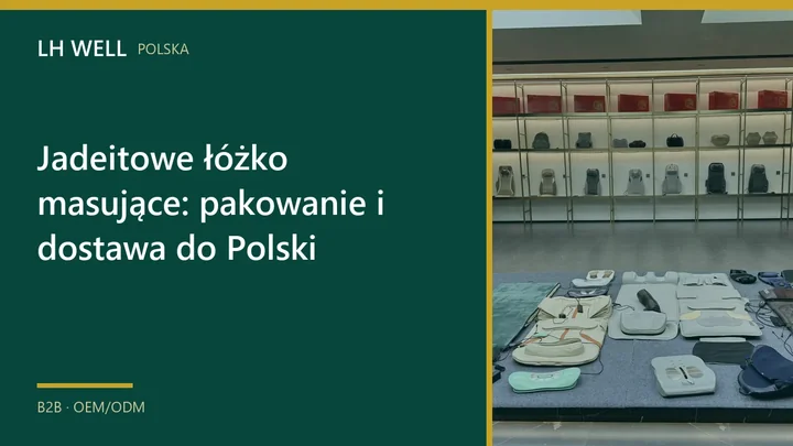 Okładka poradnika „Jadeitowe łóżko masujące: pakowanie i dostawa do Polski”