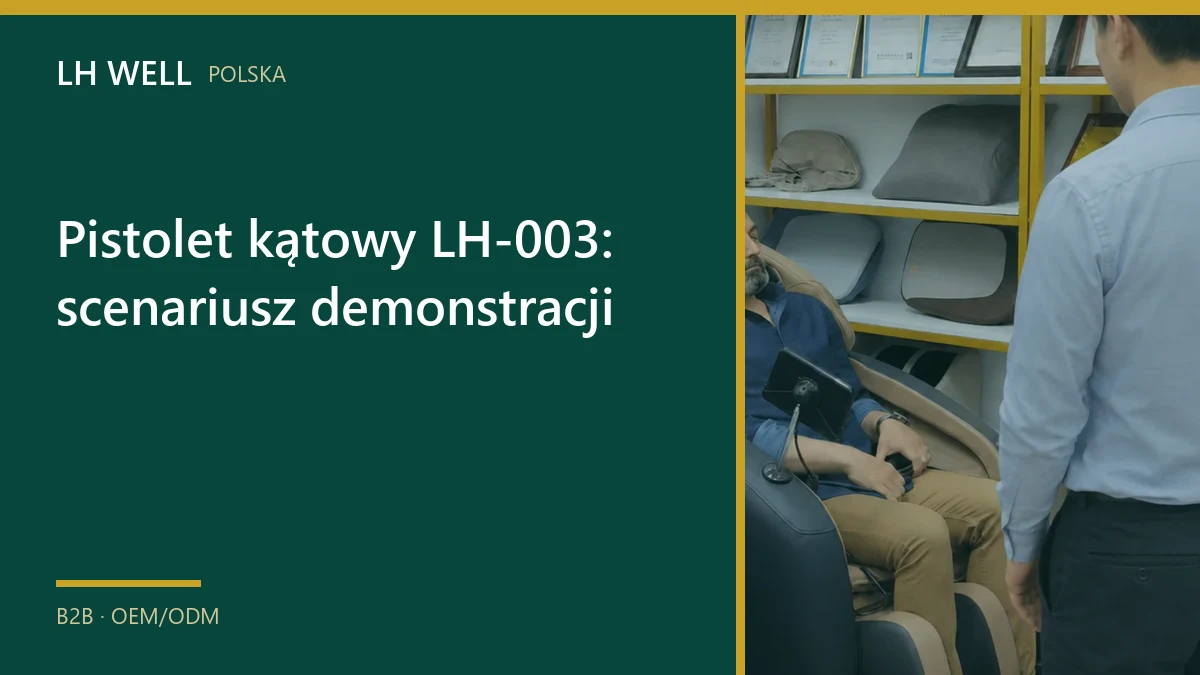 Okładka poradnika „Pistolet kątowy LH-003: scenariusz demonstracji”