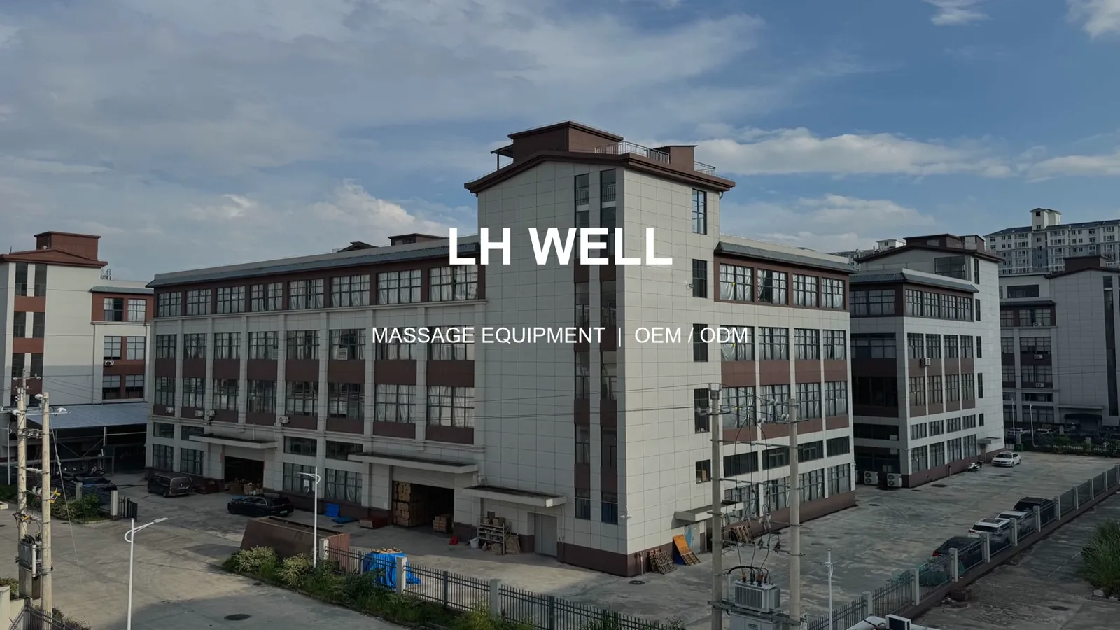 Baza produkcyjna urządzeń do masażu LH WELL w Fujian w Chinach